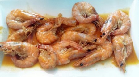 Shrimps in Oyster Sauce